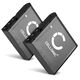 2x Batteri LB-060 950mAh 3.7V
