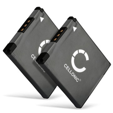 2x Ersättningsbatteri NB-11L, NB-11LH för Canon PowerShot SX430 IS SX420 SX410 SX400 SX432 A2500 A2300 IXUS 285 HS 275 190 180 185 175 170 - Två st kamerabatteri med hög kapacitet 600mAh för lång batteritid