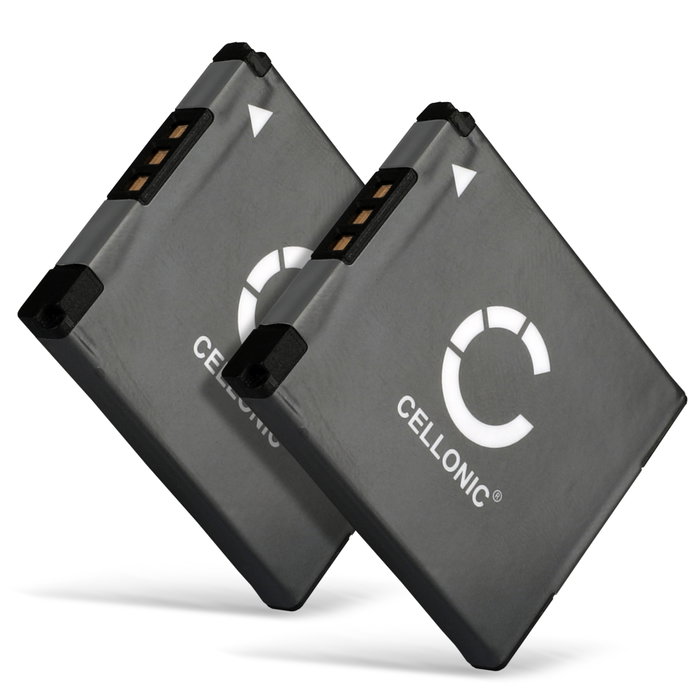 2x Ersättningsbatteri NB-11L, NB-11LH för Canon PowerShot SX430 IS SX420 SX410 SX400 SX432 A2500 A2300 IXUS 285 HS 275 190 180 185 175 170 - Två st kamerabatteri med hög kapacitet 600mAh för lång batteritid