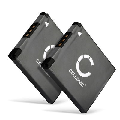2x Ersättningsbatteri NB-11L, NB-11LH för Canon PowerShot SX430 IS SX420 SX410 SX400 SX432 A2500 A2300 IXUS 285 HS 275 190 180 185 175 170 - Två st kamerabatteri med hög kapacitet 600mAh för lång batteritid