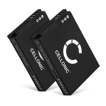2x SLB-10 Batteri för Toshiba Camileo X-SPORTS, 1050mAh Kamera-ersättningsbatteri med lång batteritid