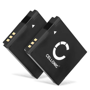 2x NB-6L NB-6LH Batteri för Canon PowerShot SX710 HS SX700 HS SX500 IS SX510 HS SX530 HS SX540 SX600 HS SX610 HS SX260 digitalkamera, 1000mAh Kamera-ersättningsbatteri med lång batteritid
