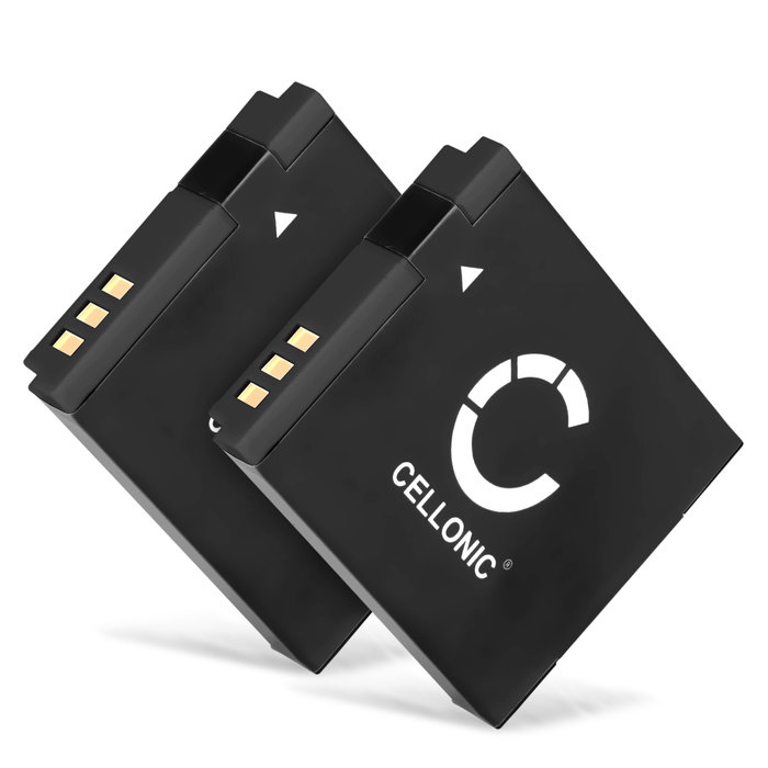 2x NB-6L NB-6LH Batteri för Canon PowerShot SX710 HS SX700 HS SX500 IS SX510 HS SX530 HS SX540 SX600 HS SX610 HS SX260 digitalkamera, 1000mAh Kamera-ersättningsbatteri med lång batteritid