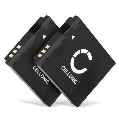 2x NB-6L NB-6LH Batteri för Canon PowerShot SX710 HS SX700 HS SX500 IS SX510 HS SX530 HS SX540 SX600 HS SX610 HS SX260 digitalkamera, 1000mAh Kamera-ersättningsbatteri med lång batteritid