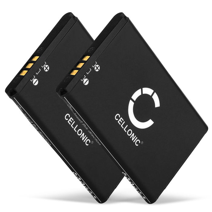 2x CELLONIC uppladdningsbart 043048,C0487,SV20405855 batteri för Swissvoice ePure / ePure fulleco DUO trådlös telefon - telefonbatteri, ersättningsbatteri