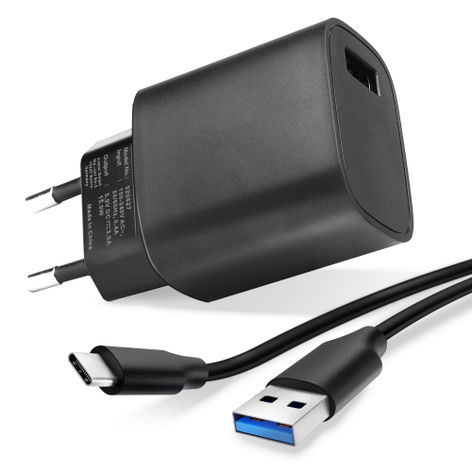 Phone Charger for Motorola Edge, Edge Plus, G7, G7 Plus, G7 Play, Moto G6, G7, G8, G8 Power, G9 Plus USB C Type C Smartphone Charging Cable UK Adapter Power Supply 1m Lead 15W 3A USB Cable