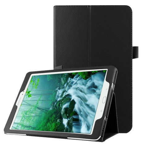 Tablet Case with Stand for Samsung SM-T810 Galaxy Tab S2 9.7 – Black, Synthetic Leather from subtel