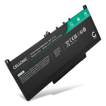 Batteri för Kompatibel mit Dell Latitude 12 E7270 Latitude 12 E7470 Latitude 14 E7470 Latitude E7270 7.4V 7200mAh från CELLONIC