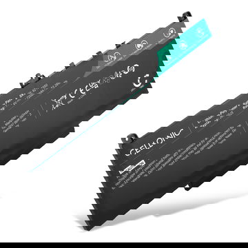 Battery for Kompatibel mit Dell Latitude 12 E7270 Latitude 12 E7470 Latitude 14 E7470 Latitude E7270 7.4V 7200mAh from CELLONIC