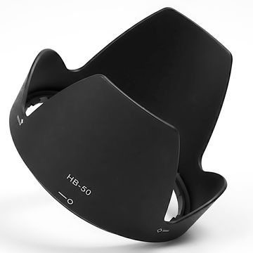 HB-50 Kamera Motljusskydd för Nikon AF-S NIKKOR 28-300 mm 1:3,5-5,6G ED VR – Plast bajonett tulpan / blomblad / tulip Motljusskydd från CELLONIC