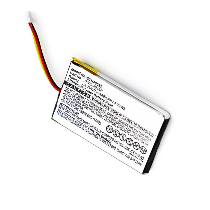subtel FT603048P Ersättningsbatteri för Turtle Beach Stealth 400, Stealth 500p (!NOT! Stealth 500x) headset / hörlurar med 900mAh, 3.6V - 3.7V - reservbatteri
