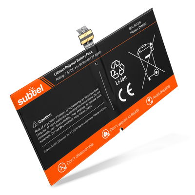 Batteri för Microsoft Surface Pro 4 1724, Microsoft G3HTA027H Laptop - 5050mAh 7.5V