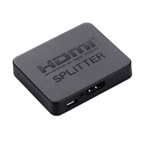 HDMI-splitter 62 × 51 × 11 mm Nintendo Switch 2; Apple MacBook Air, Pro; TV 4K – svart subtel