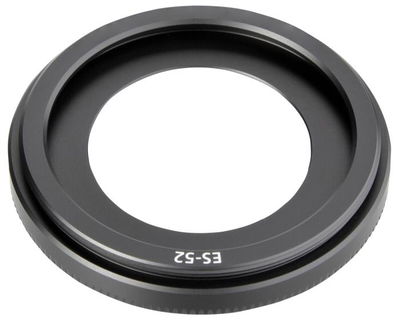 ES-52 Kamera Motljusskydd för Canon EF 40mm f/2.8 STM EF-S 24mm f/2.8 STM – Plast bajonett cylinder / rund / tub Motljusskydd från CELLONIC
