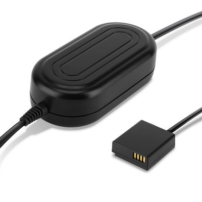 Strömförsörjning för Leica D-Lux, Lumix DMC-LX100, DMC-GX7 -GX80, DMC-TZ80, DC-TZ90 -TZ91 AC-adapter DMW-AC8 + DMW-DCC11 DC-koppling – Batteri-Dummy / Nätdel från subtel