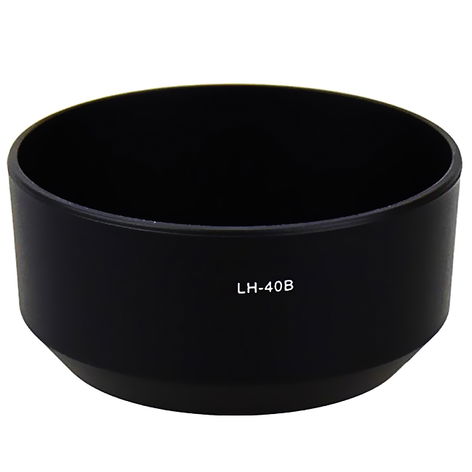 Lens Hood LH-40B – Cylindrical / Round, Plastic, Bayonet from CELLONIC – Olympus M.Zuiko Digital 45mm 1:1.8