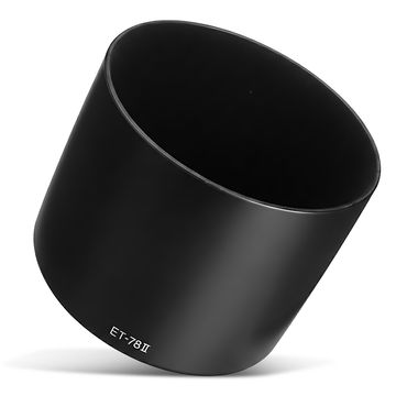 ET-78 II Kamera Motljusskydd för Canon EF 135mm f/2L USM, EF 180mm f/3.5L Macro USM – Plast bajonett cylinder / rund / tub Motljusskydd från CELLONIC