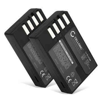 2x D-Li109 Batteri för Pentax KP K-50 K-30 K-S1 K-r K-500 K-S2, 1100mAh Kamera-ersättningsbatteri med lång batteritid