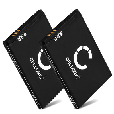 2x CELLONIC Steel Series 160240 Ersättningsbatteri för SteelSeries Arctis Pro Wireless Siberia 800 Siberia 840 headset / hörlurar med 900mAh, 3.7V - reservbatteri