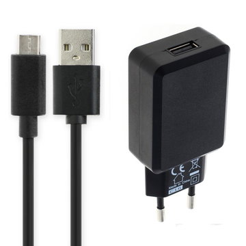 subtel USB C Type C mobil-laddare för bq Aquaris X / X Pro / X2 / X2 Pro / C med 15W 3A snabbladdning - strömadapter för mobiltelefon med 1m lång kabel USB Kabel