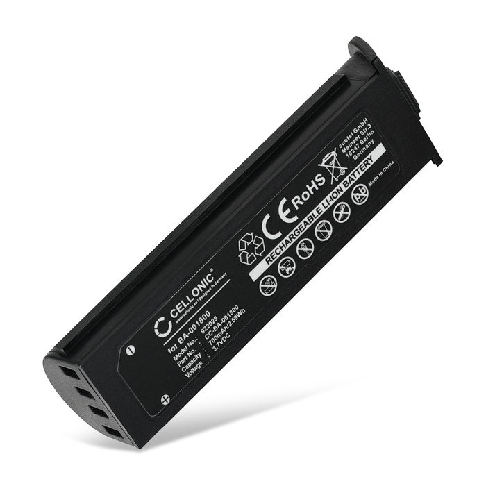 Batteri för Cipherlab 1560 1562 1564 (BA-001800, KB1A371802963) 700mAh 3.6V - 3.7V från CELLONIC