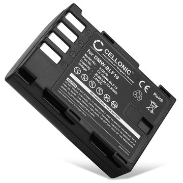 2000mAh Kamerabatteri / ersättningsbatteri för Panasonic DMW-BLF19 DMW-BLF19E DMW-BLF19PP - Batteri för Panasonic GH5 Lumix DC-GH5s DMC-GH4 GH4 GH4r GH4h GH3 Lumix DMC-GH3h GH3a G9 Lumix DC-G9 - Kamera-ersättningsbatteri med lång batteritid