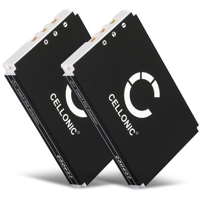 2x Ersättningsbatteri 190582-0000,F12440056,K398,L-LU18 - ersättningsbatteri för Logitech Harmony 1000 Remote 1100 1100i 915 Squeezebox fjärrkontroll - radiostyrning batteri 1300mAh