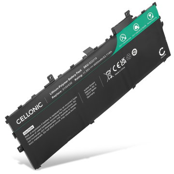 Batteri för Lenovo ThinkPad X1 Carbon Gen 1, X1 Carbon Gen 4, X1 Carbon Gen 5, X1 Carbon Gen 6, Lenovo 01AV494, 01AV431 11.55V 4650mAh från CELLONIC