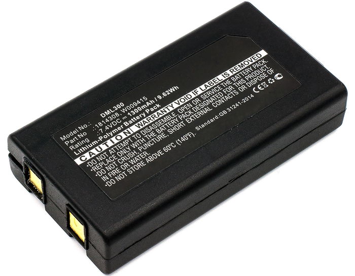 Dymo 643463 Batteri - 1300mAh ersättningsbatteri från subtel