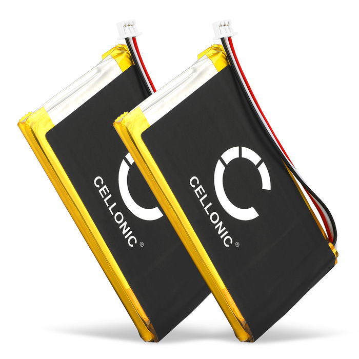 2x CELLONIC AHL03714000,VF8 GPS-batteri för TomTom GO 530, GO 630, GO 720, GO 730, GO 930, Traffic, SatNav med 1300mAh 3.6V - 3.7V - navigatorbatteri med lång batteritid