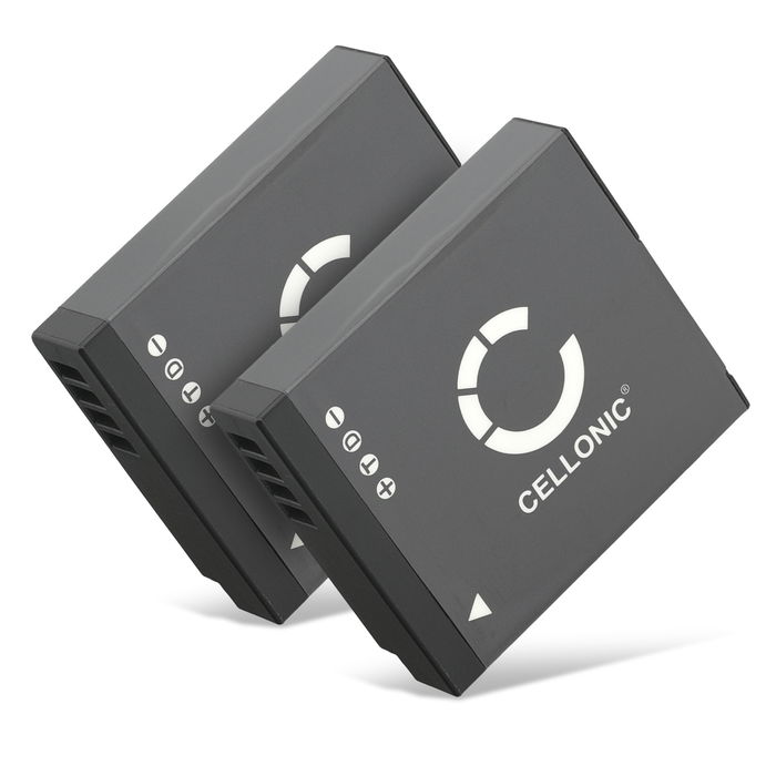 2x Batteri för Panasonic Lumix DMC-GF7, DMC-GX7, DMC-GM1, DMC-GM5, DMC-LX15, DC-GX800 600mAh från subtel