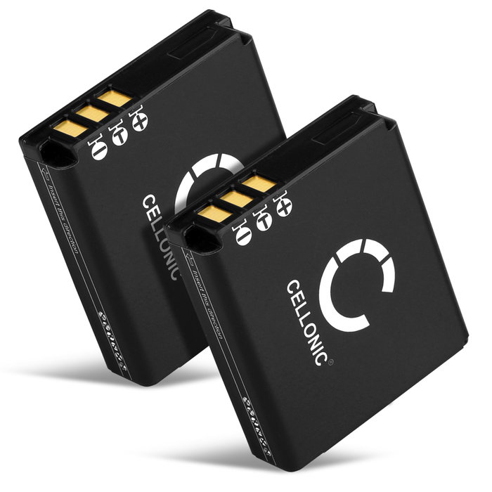 2x Batteri för Sigma DP3 Merrill, DP2 Merrill, DP1 Merrill, D-LUX 3, D-LUX 2, 18645, BP-41 1100mAh från CELLONIC