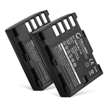 2x Kamerabatteri / ersättningsbatteri med 2000mAh för Panasonic DMW-BLF19 DMW-BLF19E DMW-BLF19PP - Batteri för Panasonic GH5 Lumix DC-GH5s DMC-GH4 GH4 GH4r GH4h GH3 Lumix DMC-GH3h GH3a G9 Lumix DC-G9 - Kamera-ersättningsbatteri med lång batteritid