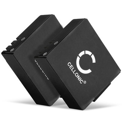 2x PG1050 Batteri för Eken H8 H8 Pro H8R / H9 H9R, 900mAh Kamera-ersättningsbatteri med lång batteritid