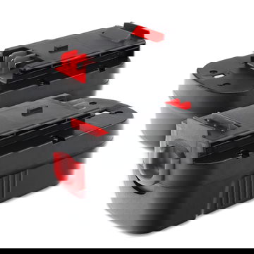 2x CELLONIC A18, 244760-00, A1718, A18E, HPB18, HPB18-OPE batteri för Black & Decker Firestorm FS18/FS1800/FS1800CS/FS1800D trådlösa verktyg med 18V, 3Ah och NiMH