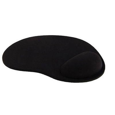 Ergonomic Mouse Mat with Wrist Support RSI / Carpal Tunnel Mouse Pad with foam Cushion Padded Computer Arm Rest - Black