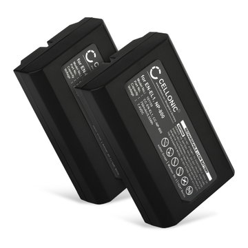 2x EN-EL1 NP-800 Batteri för Nikon Coolpix 4300 Coolpix 4500 Coolpix 4800 Coolpix 5000 Coolpix 5400, Minolta DiMAGE A200, 750mAh Kamera-ersättningsbatteri med lång batteritid