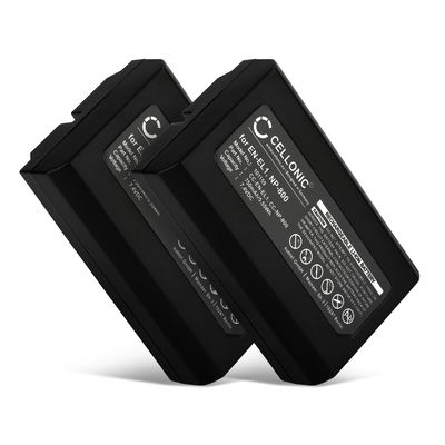 2x EN-EL1 NP-800 Batteri för Nikon Coolpix 4300 Coolpix 4500 Coolpix 4800 Coolpix 5000 Coolpix 5400, Minolta DiMAGE A200, 750mAh Kamera-ersättningsbatteri med lång batteritid