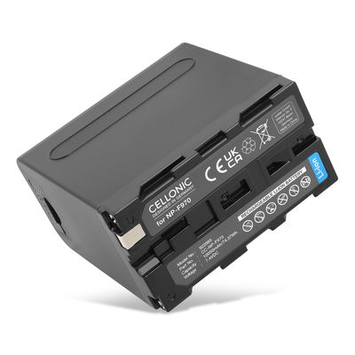 Batteri för Sony HXR NX 100, NEX FS700R, FS700RH, HVR-Z1, HVR-V1 10050mAh USB-Out 2.4A från CELLONIC