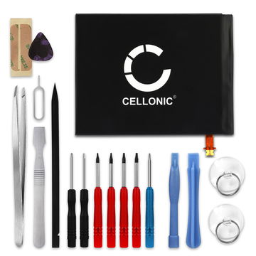CELLONIC Replacement Tablet Battery for Samsung Galaxy Tab 4 7.0 (SM-T230 / SM-T231 / SM-T235) + 17-Tool Tablet Repair Kit - EB-BT230FBE 4000mAh