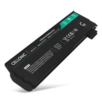 1x Batteri för Lenovo ThinkPad T480, T470, T580, T570, P51s, P52s, A485, Lenovo 01AV422, 01AV424, 01AV452 10.8V 4400mAh från CELLONIC