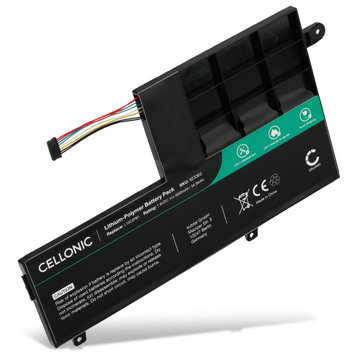 Batteri för Lenovo Yoga 510-14AST, 510-14IKB, 510-14ISK, 510-15IKB, 510-15ISK, L15M2PB1, L15C2PB1 7.6V 4600mAh från CELLONIC