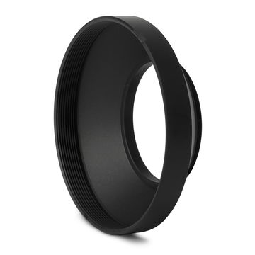 Ø 40,5mm Black Kamera Ø 40.5mm motljusskydd för vidvinkelobjektiv för Universal Ø 40,5mm – Metall filtergänga cylinder / rund / tub Motljusskydd från CELLONIC