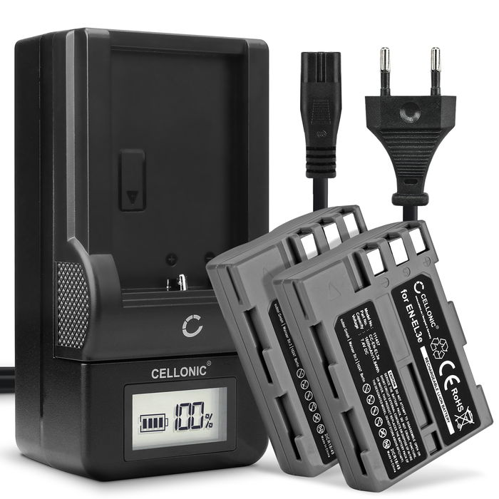 2x Nikon MH-18a Batteri