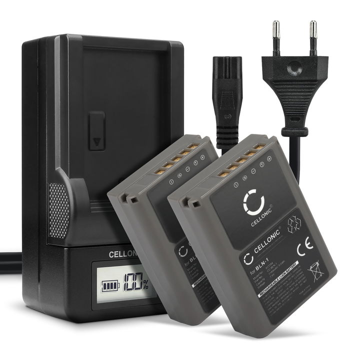 2x Olympus BLN-1 Batteri