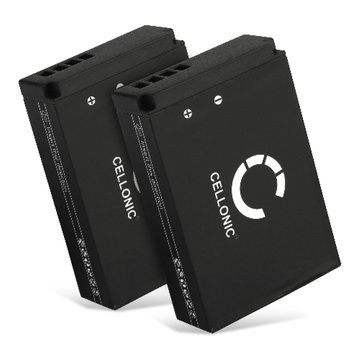 2x LP-E12 Batteri för Canon EOS M50, EOS M100, EOS 100D, PowerShot SX70 HS, 820mAh Kamera-ersättningsbatteri med lång batteritid