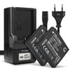 2x Batteri 700mAh+ Laddare