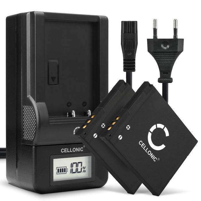 2x Panasonic Lumix DMC-SZ10 Batteri