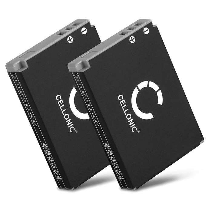 2x Canon Digital IXUS 850 IS 1120mAh Batteri från CELLONIC