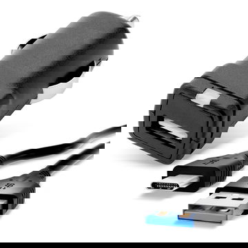 Billaddare för Blackview BV9900, BV9800 Pro, BV9700 Pro, BV6800 Pro, BV6600, BV6300 Pro mobiltelefon med snabb 5V 3A, 3000mA laddning och 1m USB-kabel / laddsladd för smartphone, mobil